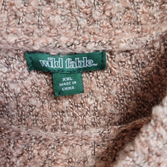 Wild Fable Pink Cropped Pullover Sweater - Picture 6 of 10